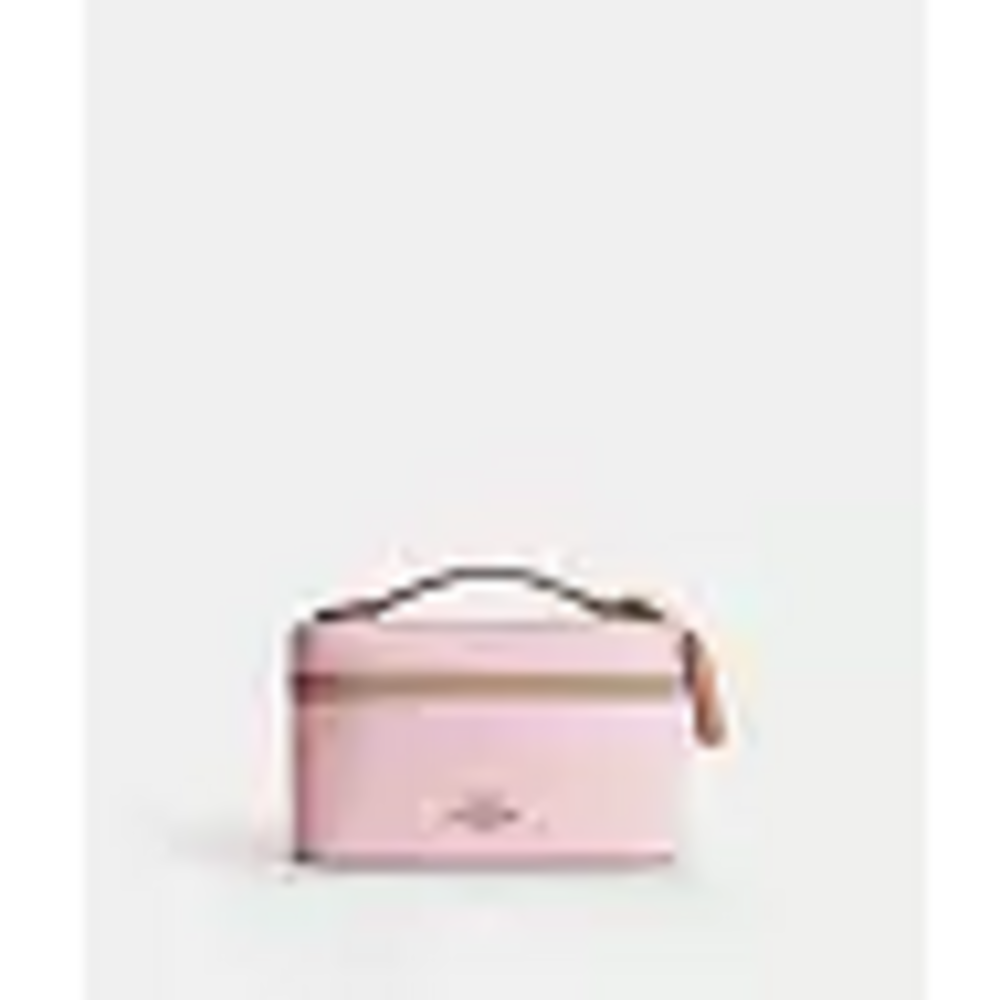 COACH® Cosmetic Case In Signature Canvas in Pink - Picture 8 of 8